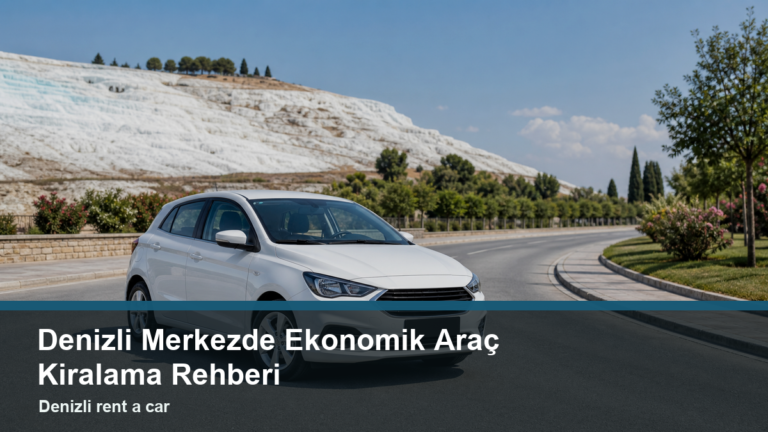 Denizli Merkezde Ekonomik Araç Kiralama Rehberi