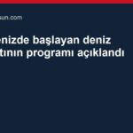 Karadenizde başlayan deniz tatbikatının programı açıklandı